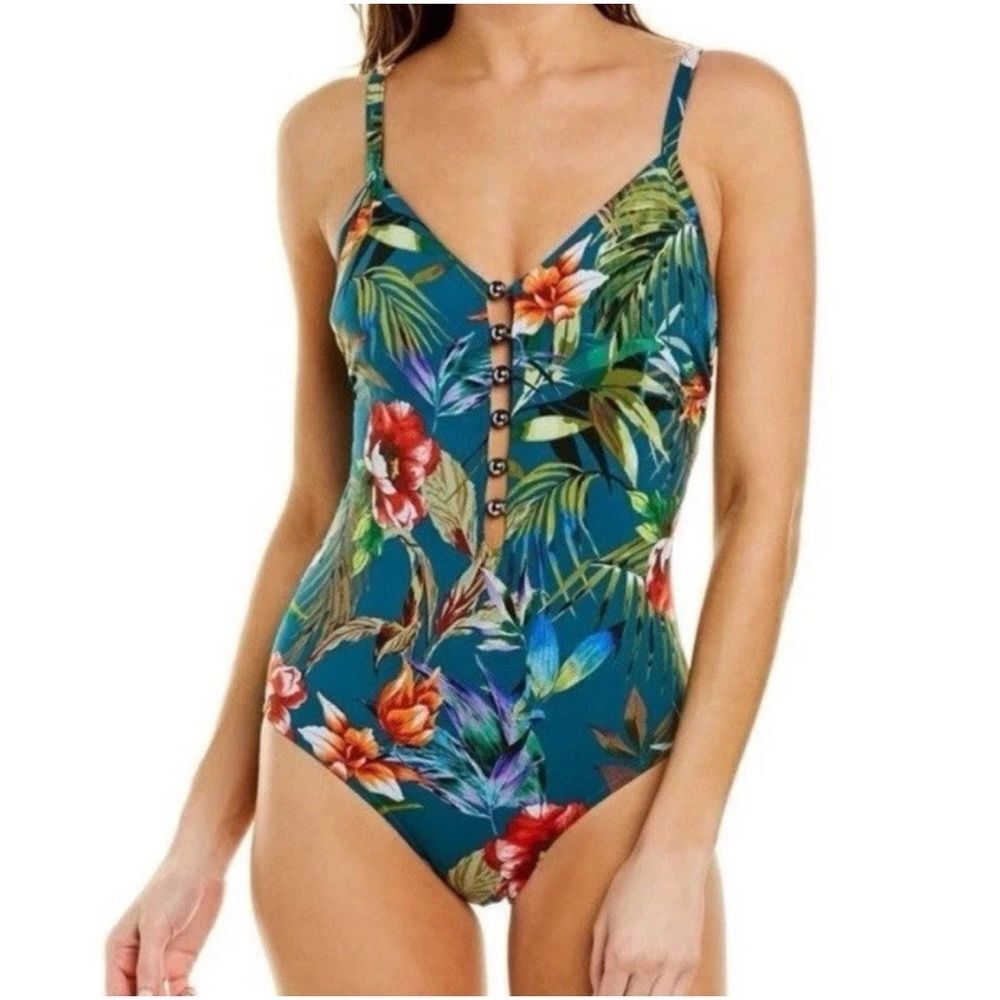 Magicsuit Serenity Stella One-Piece Swimsuit Size 12 Slimmer In Seconds